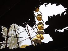 Riesenrad im Vergnügungspark.