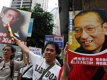 In Hongkong war die Freude über den Preis für Liu groß.