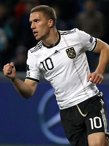 In der Nationalmannschaft trifft er: Lukas Podolski.