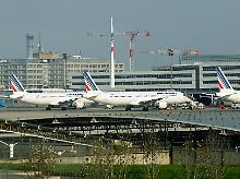 Wichtiges Drehkreuz: Flughafen "Charles de Gaulle" in Roissy bei Paris.