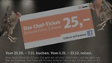 Die Tickets gibt es nur über die Facebook-Seite der Aktion.