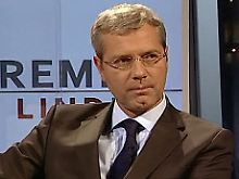Umweltminister Norbert Röttgen in der n-tv Sendung "Unter den Linden 1".