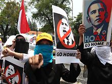 In Indonesien gibt es nicht nur Zustimmung für Obama.