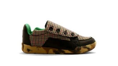 Dieser Turnschuh ist zu 99 Prozent aus Recyclingmaterialien hergestellt.