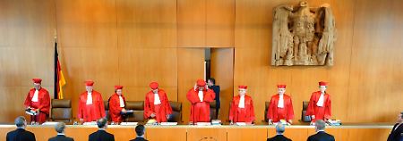 Das Bundesverfassungsgericht in seiner bisherigen Besetzung.