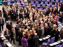 Abstimmung im Bundestag.
