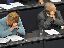 Schwieriges Verhältnis: Die Kanzlerin kann derzeit nicht mehr so ganz auf die Stärke ihres Finanzministers vertrauen.