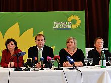 Die GAL-Spitze verkündet das Aus von Schwarz-Grün.