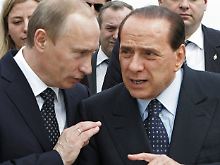 "Alpha-Rüde" Putin und seine "Sprachrohr" Berlusconi.
