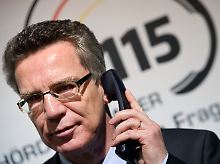 Thomas de Maizière will nun gegensteuern.