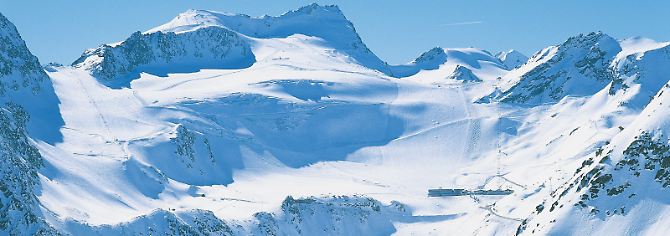 Der Rettenbachgletscher.