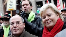 Gysi und seine Stellvertreterin Lötzsch.