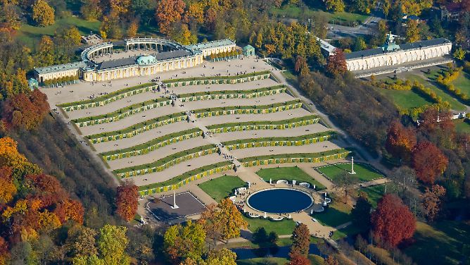 Sorgenfreie Schönheit: Schloss und Park Sanssouci