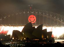 Mit einem Lächeln begrüßt Sydney das neue Jahr.