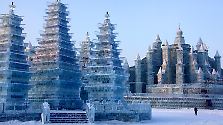 Harbin, die frostige Stadt: Kunstwerke aus Schnee und Eis