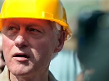 Clinton känpft für den Wiederaufbau Haitis.