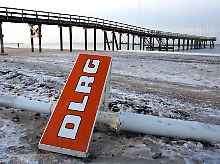 Im Winter geht es an der Ostsee ruhig zu - wo am Weissenhäuser Strand sonst die DLRG auf Schwimmer achtet, gibt es nun keinen Bedarf an Lebensrettern.