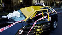 Auch für den Taxifahrer hätte der Sprung gefährlich werden können.