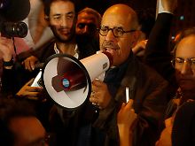 Mohamed el-Baradei kündigt den "Wandel" an.