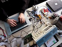 Hacker bei der Arbeit.
