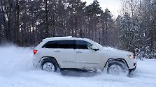 Jeep Grand Cherokee: Durch den Schnee mit dem Indianer