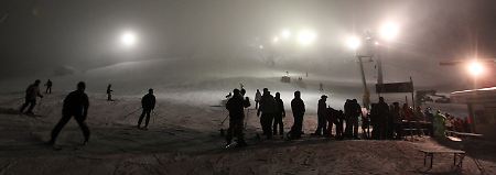 Nachtaktive Wintersportler ...
