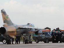 Einer der auf Malta gelandeten Mirage-F1-Jets.