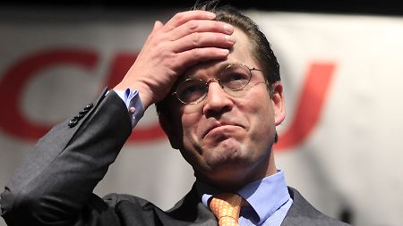 Guttenberg auf der Wahlveranstaltung in Kelkheim.