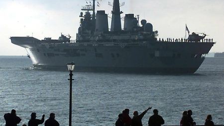 In Maine sind die Bewohner den Anblick von Kriegsschiffen gewöhnt.