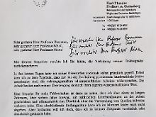 Das Schreiben Guttenbergs an seine Universität.