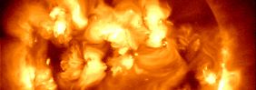 Ein Sonnensturm in der Darstellung der NASA.