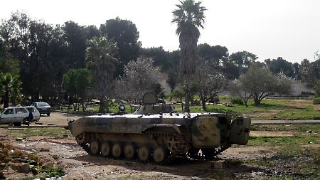 Gaddafis Truppen in Al-Beida.