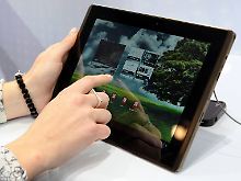 Tablet-Computer sind auch auf der CeBIT die Publikumslieblinge.