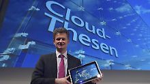 Microsofts Deutschland-Chef Ralph Haupter hat den Kopf in den Wolken.
