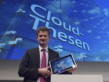 Microsofts Deutschland-Chef Ralph Haupter hat den Kopf in den Wolken.