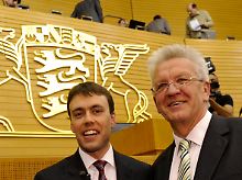 Koalitionspartner? Schmid will auch als Junior mit Kretschmann ein Bündnis schmieden.