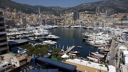 Hafen und Skyline von Monaco
