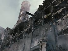 Der zerstörte Reaktor in Tschernobyl.