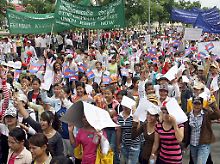 Tag der Arbeit in Phnom Penh.