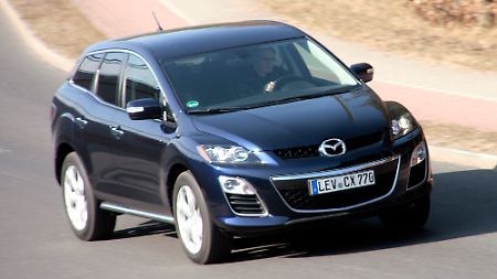 Elegant und muskulös: Das Styling des Mazda CX-7 hat viele Freunde.
