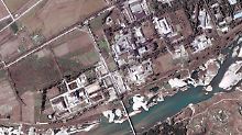 Dieses Satellitenbild zeigt das Atomzentrum Yongbyon.