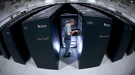 Der Supercomputer Jugene.