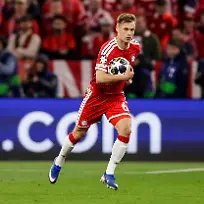 MUNICH-GERMANY-MAY-6-Joshua-Kimmich-FC-FC-Bayern-Munich-6-with-the-ball-in-his-hands-during-the-UEFA-Champions-League-Semi-Final-between-FC-FC-Bayern-Munich-vs-Paris-Saint-Germain-at-Allianz-Arena-at-Semi-Finals-2nd-leg-of-the-UEFA-Champions-League-on-May-6-2026-in-Munich-Germany