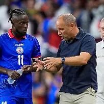 Jun-5-2026-Miami-Florida-USA-Haiti-manager-Sebastien-Migne-talks-with-Haiti-forward-Louicius-Deedson-11-in-a-match-against-Peru-during-the-first-half-at-Nu-Stadium