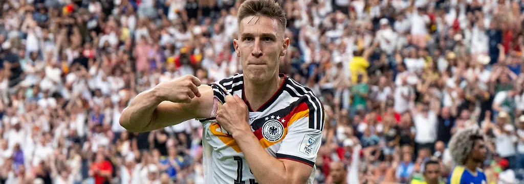 Fussball-Herren-FIFA-World-Cup-2026-in-Mexiko-Kanada-und-USA-Spiel-in-Houston-Gruppe-E-1-Spieltag-Deutschland-Curacao-Nico-Schlotterbeck-Deutschland-Jubel-nach-Tor-zum-2-1-14-06
