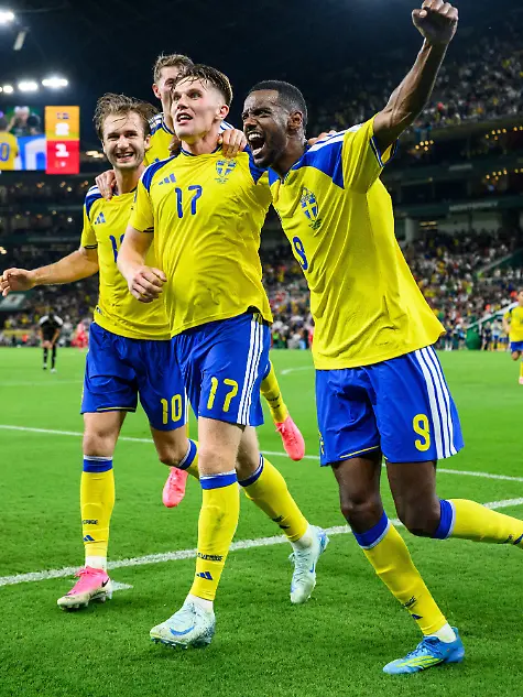 June-14-2026-Monterrey-Mexico-260614-Benjamin-Nygren-Alexander-Bernhardsson-Viktor-Gyoekeres-and-Alexander-Isak-of-Sweden-celebrate-after-3-1-during-the-FIFA-World-Cup-2026-football-match-between-Sweden-and-Tunisia-on-June-14-2026-in-Monterrey-Photo-Joel-Marklund-BILDBYRA-N-kod-JM-PA1234