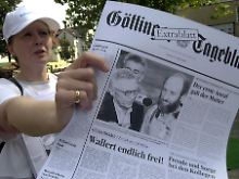Extrablatt zur Freilassung von Werner Wallert im August 2000.