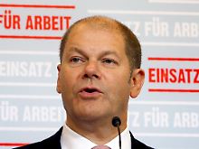 Arbeitsminister Scholz ist Berufsoptimist