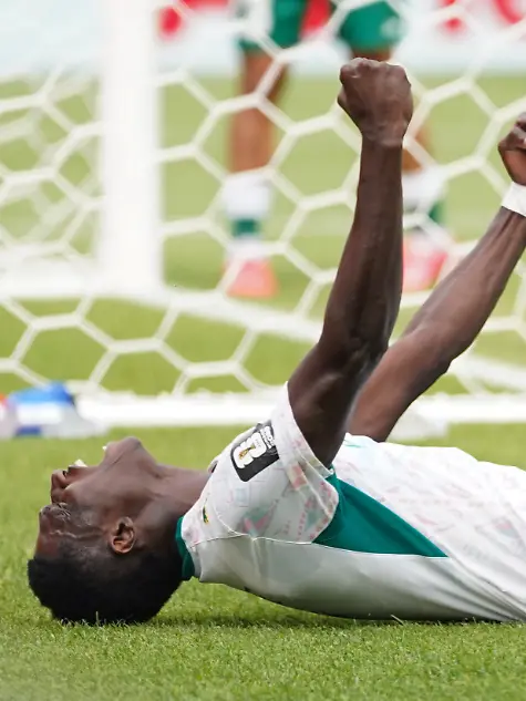 June-26-2026-Toronto-Ciudad-de-Mexico-Canada-Lamine-Camara-08-of-Senegal-celebrates-after-assist-for-a-goal-during-the-2026-FIFA-World-Cup-Group-I-match-between-Senegal-and-Iraq-at-Toronto-Stadium-on-June-26-2026-in-Toronto-Canada