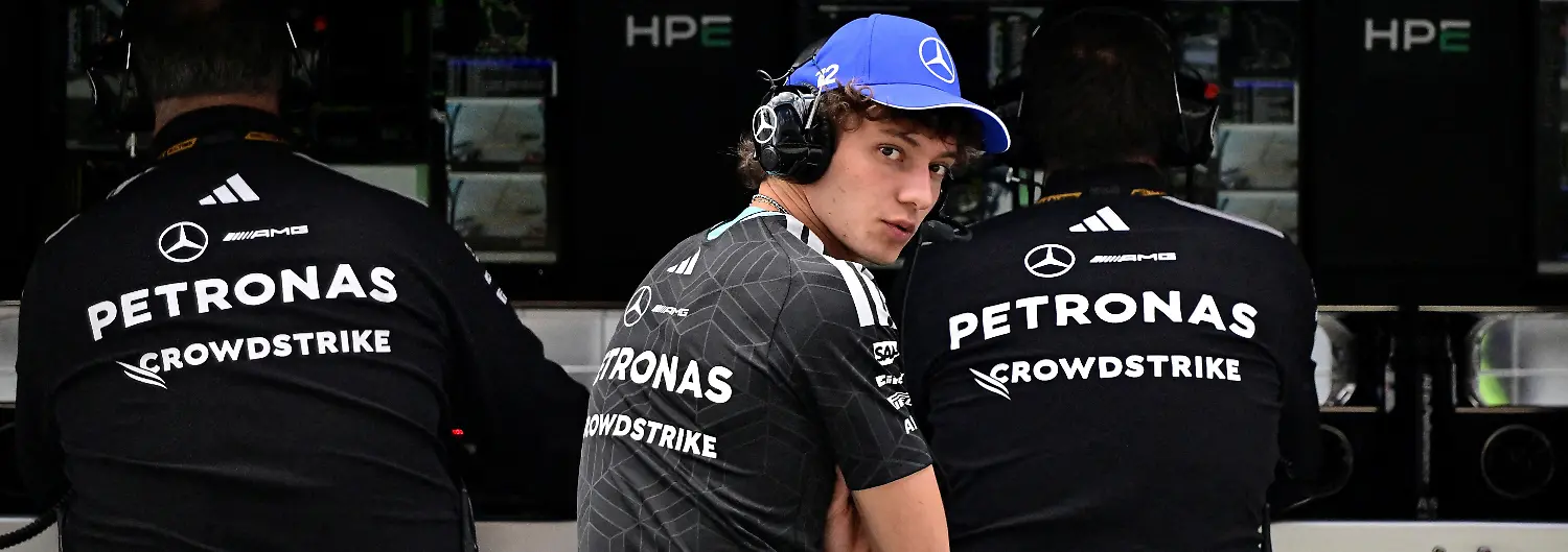 Formula-One-F1-Hungarian-Grand-Prix-Hungaroring-Budapest-Hungary-July-24-2026-Mercedes-Andrea-Kimi-Antonelli-at-the-pit-wall-ahead-of-practice-REUTERS-Marton-Monus-TPX-IMAGES-OF-THE-DAY